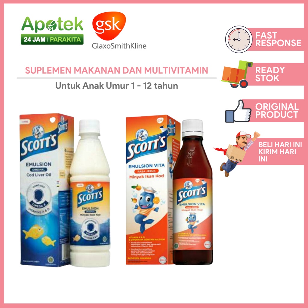 Scott's Emulsion Multivitamin Plus Minyak Ikan