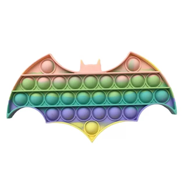 Push Bubble Fidget sensory Pop It Toy Mainan Anak untuk Penghilang Stress-Batman