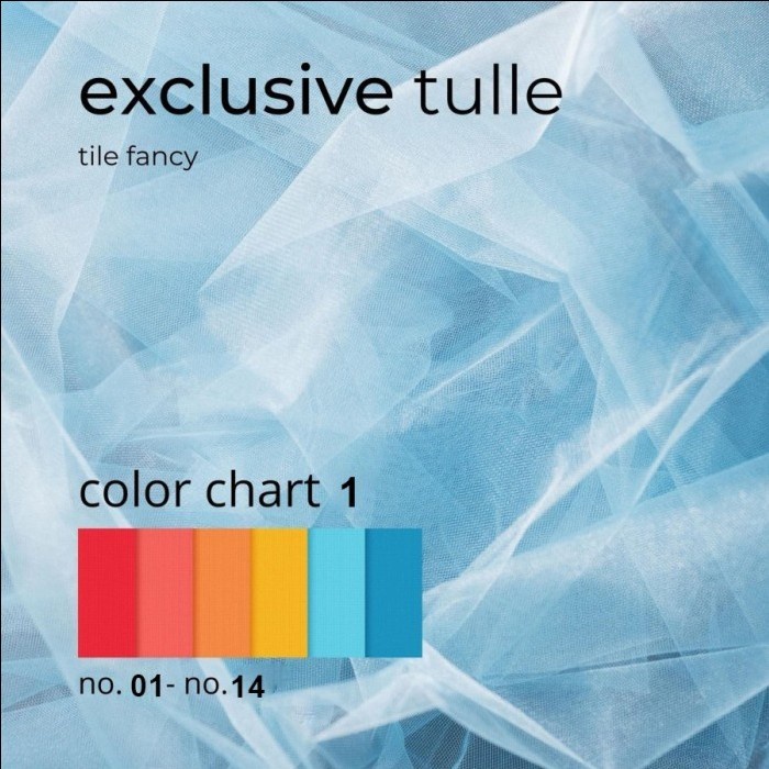 Kain Tulle / Tile - Tile Exclusive Per 1 Meter