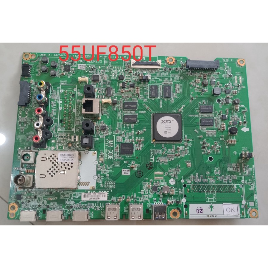 MAINBOARD LG 55UF850T - MB - 55UF - MAINBOARD - 55 - 850T - LG 55UF