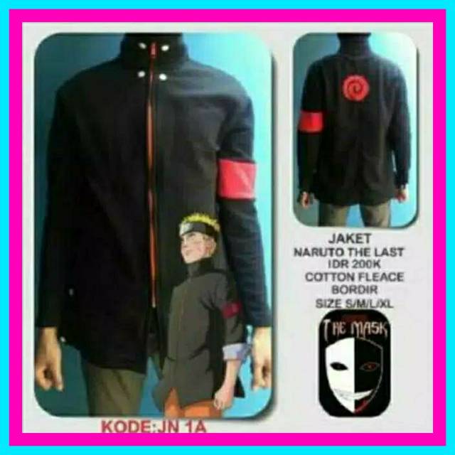 JAKET ANIME NARUTO MOVIE THE LAST BEST PRODUK