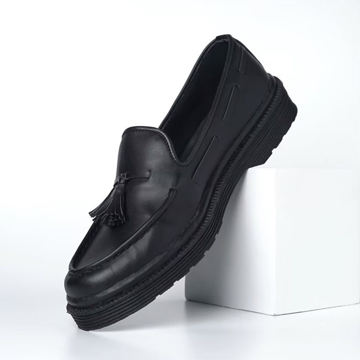 Sepatu Loafer Pria Kulit Formal Docmart Kasual Original - Albern