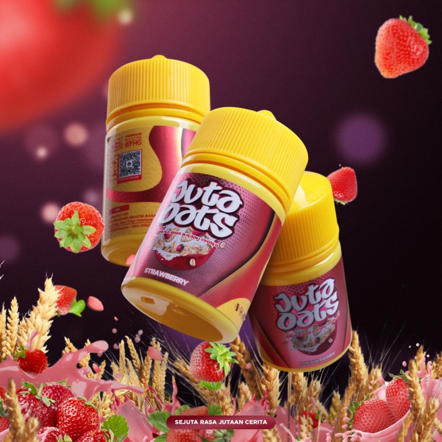 Juta Oats Strawberry 60ML by RSR Brew x Vape Boss