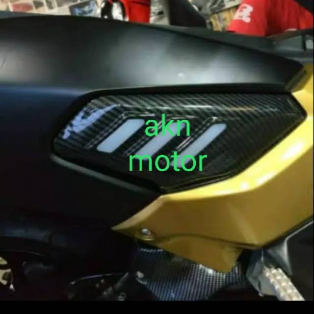 Cover tutup pijakan carbone kevlar yamaha nmax 155