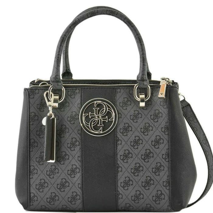 PROMO TAS GUESS ORIGINAL / TAS WANITA GUESS / GUESS BLUEBELLE MEDIUM BLACK TERBARU