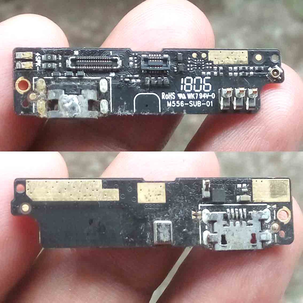 Connector Charger Original Advan G2 i55C Konektor Cas Advan G2 Papan PCB Advan G2 Biasa Connector Ch