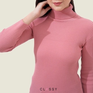 Inner Rajut Baju Dalaman Turtleneck Knit Manset Premium