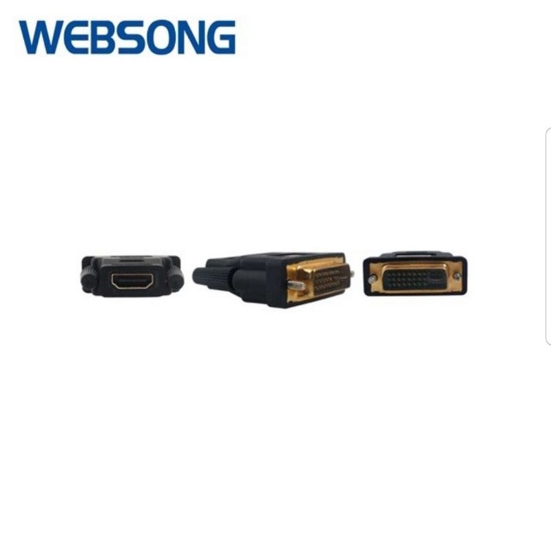 Connector DVI24+1 Male to HDMI Female Websong