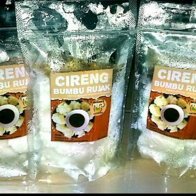 Cireng rujak / Rujak cireng / cireng bumbu rujak