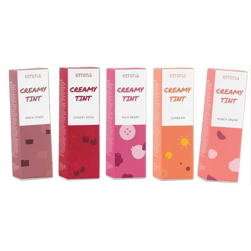 EMINA CREAMY TINT - EMINA LIP TINT BPOM