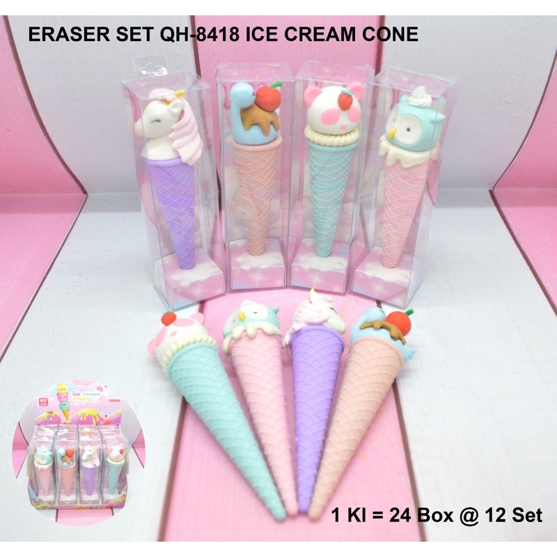 

Penghapus bentuk ice cream corn satuan