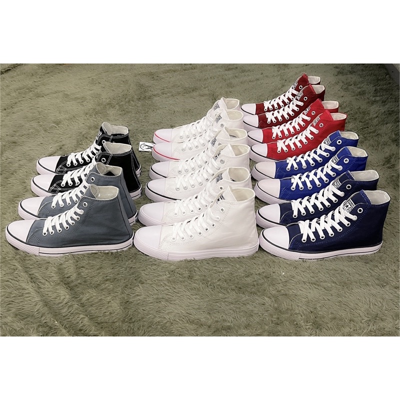 SEPATU BOT/TINGGI SEPATU SNEAKER CASUAL CONVERS3 HI PREMIUM 100% SEPATU PRIA WANITA FREE BOX