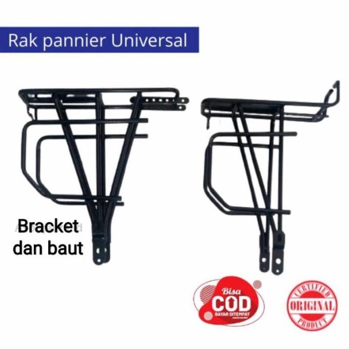RAK PANIER TOURING BAGASI SEPEDA SELI/MTB/MINION/BONCENGAN SEPEDA