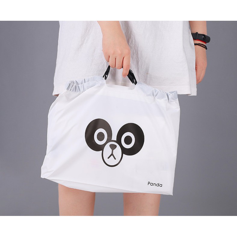 

5 PCS KANTONG PL.ASTIK SOUVENIR KANTONG BAJU KANTONG PLASTIK MOTIF PANDA KANTONG MODEL PAPER BAG