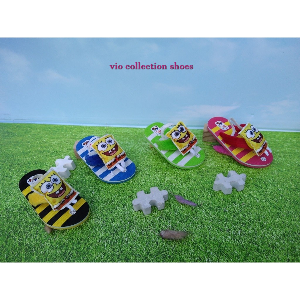 PROMO - KARAKTER SPONGE BOB - SEPATU SENDAL ANAK - SEPATU SENDAL BALITA - SANDAL SEPATU ANAK - V07