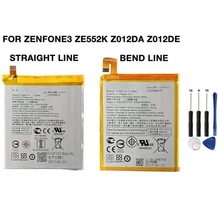 Baterai Battery Original ASUS Zenfone 3 Deluxe Z012DA Z012DE C11P1511