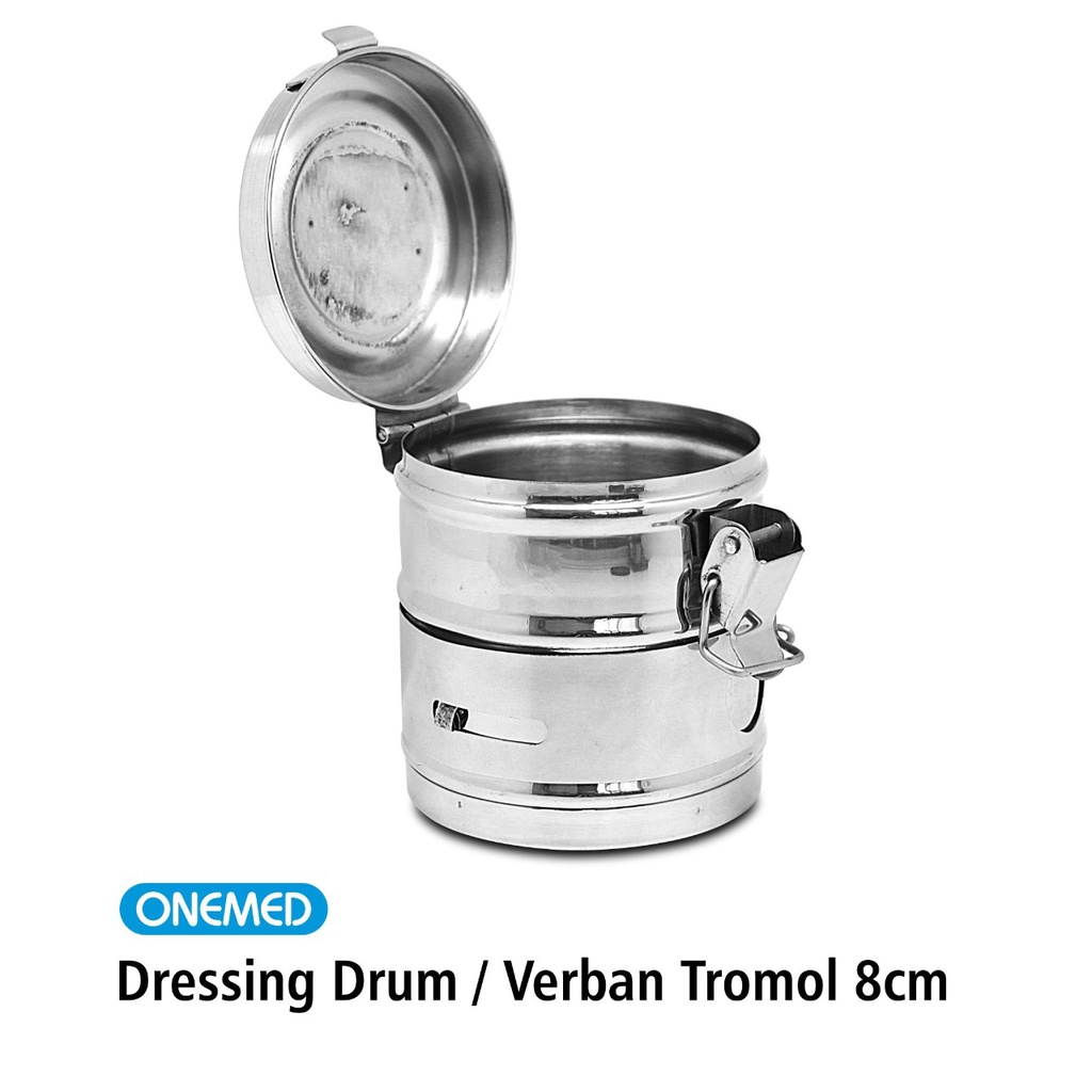 Verban Tromol Onemed Stainless Steel 8cm OJ