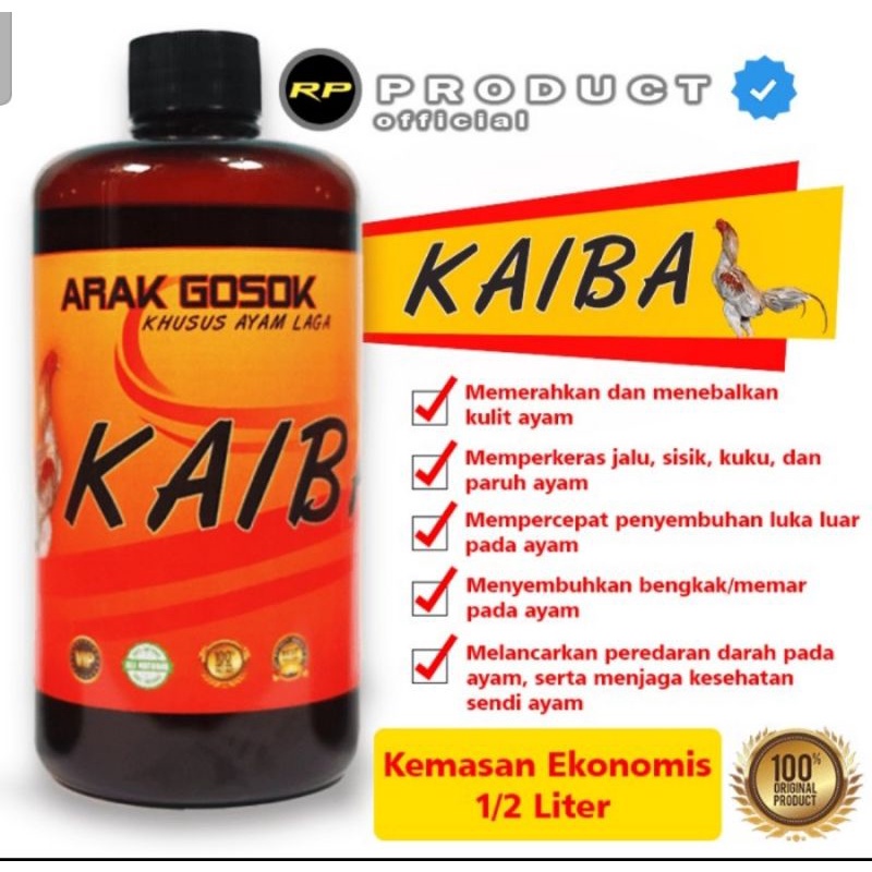 arak kaiba 500 ml minyak gosok ayam tarung merpati luka kuatin jalu cgh kurap tubuh merah asli ori