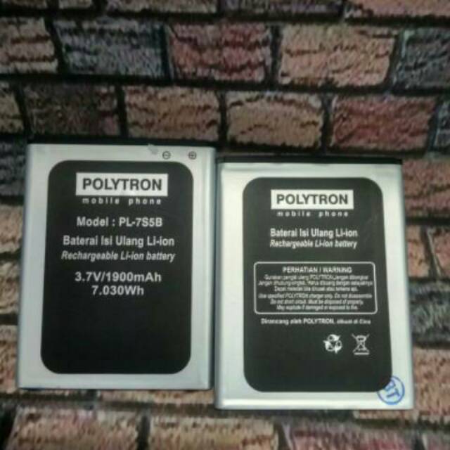 BATERAI POLYTRON PL-7S5B POLYTRON ROCKET T1 R2501 POLYTRON 7S5B ORIGINAL 99.9%