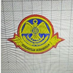 BORDIR TIMBUL PIN WING DISHUB ATRIBUT EMBLEMPERHUBUNGAN BET BADGE BEDGE