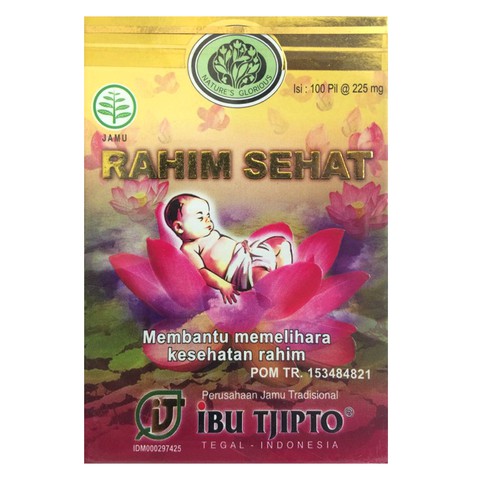 IBU TJIPTO Jamu Pil Rahim Sehat Box