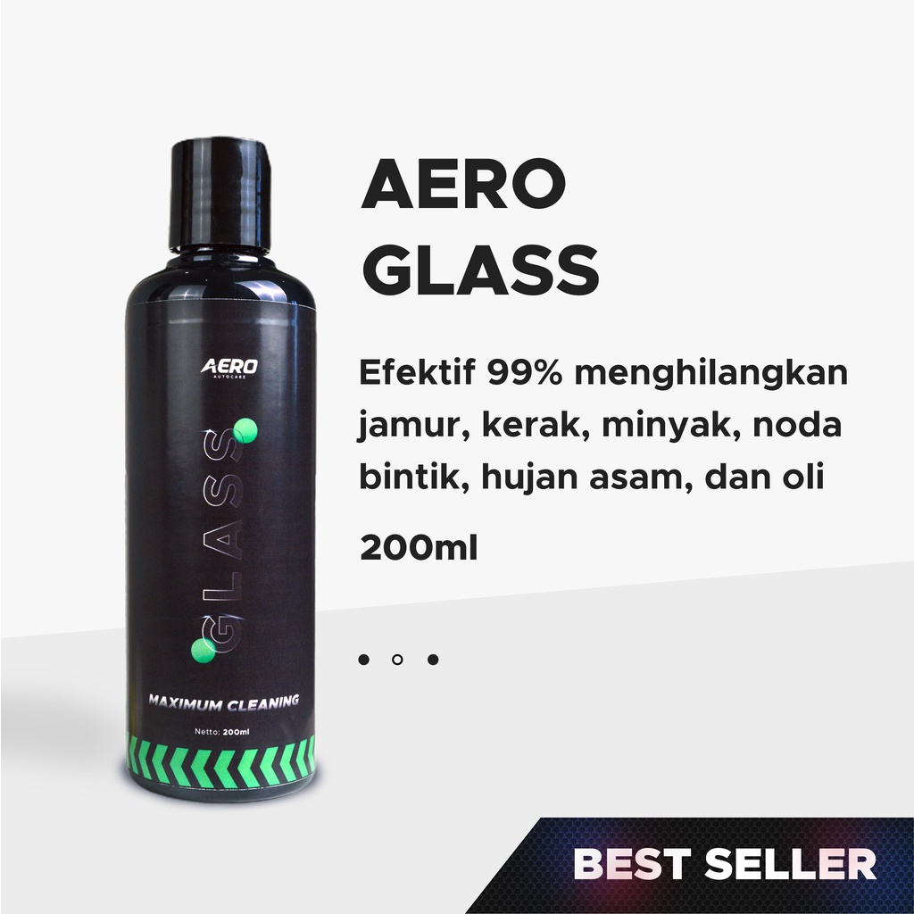 Aero Glass Penghilang Jamur Kaca Body Kendaraan Waterspot Remover