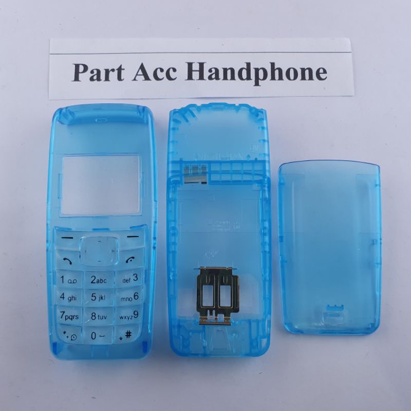 Casing nokia 1110 1110i 1112 1112i 2310 transparan fullset