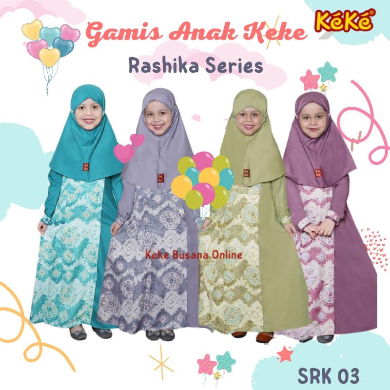 Gamis Anak Keke ~ Rashika Series SRK 03 ~