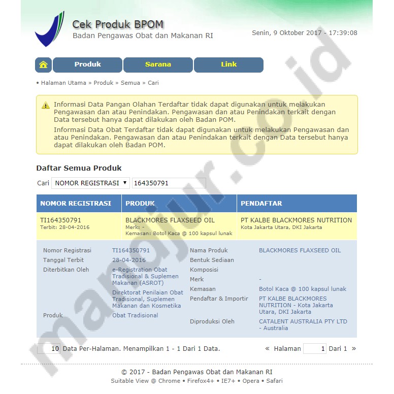 DISKON -  Blackmores Flaxseed Oil