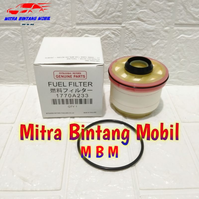Fuel Filter Saringan Solar Filter Solar Mitsubishi Pajero Sport Dakar - Triton Original