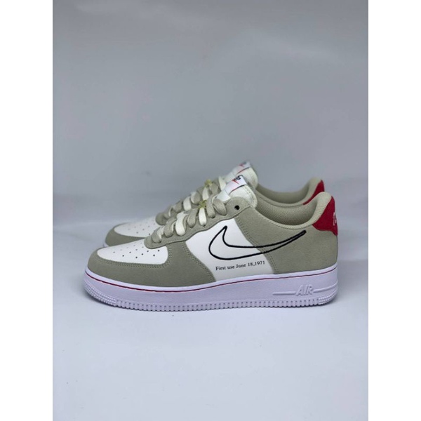Nike Air Force 1 '07 LV8 First Use Light Sail Red (DB3597 100)