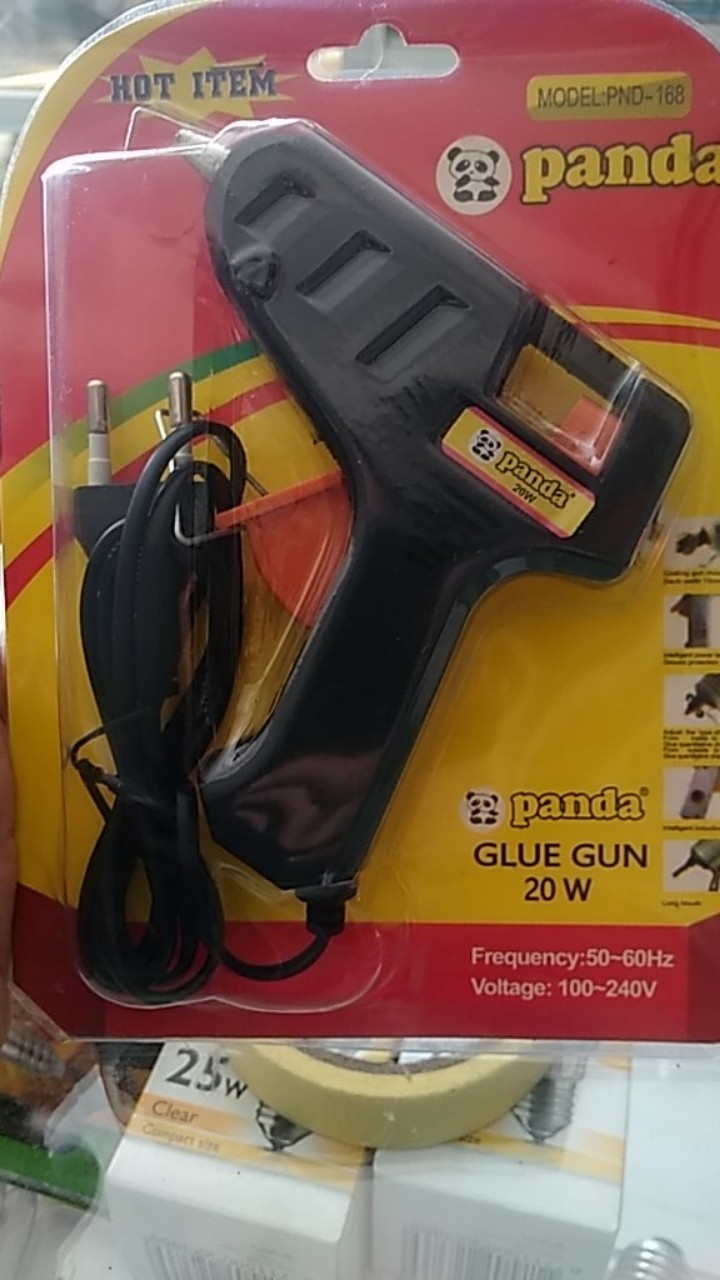 Lem Tembak Bakar Hot Melt Glue Gun Kecil 20 W Watt 20w 20watt Panas