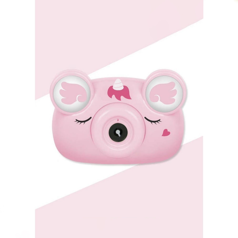 Minan Anak Bubble Camera/Mainan Anak Bubble Machine Beautiful Music-Pink Kuda