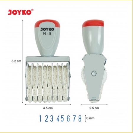 

Stempel Nomor 8 Digit / Number Stamp N-8 JOYKO