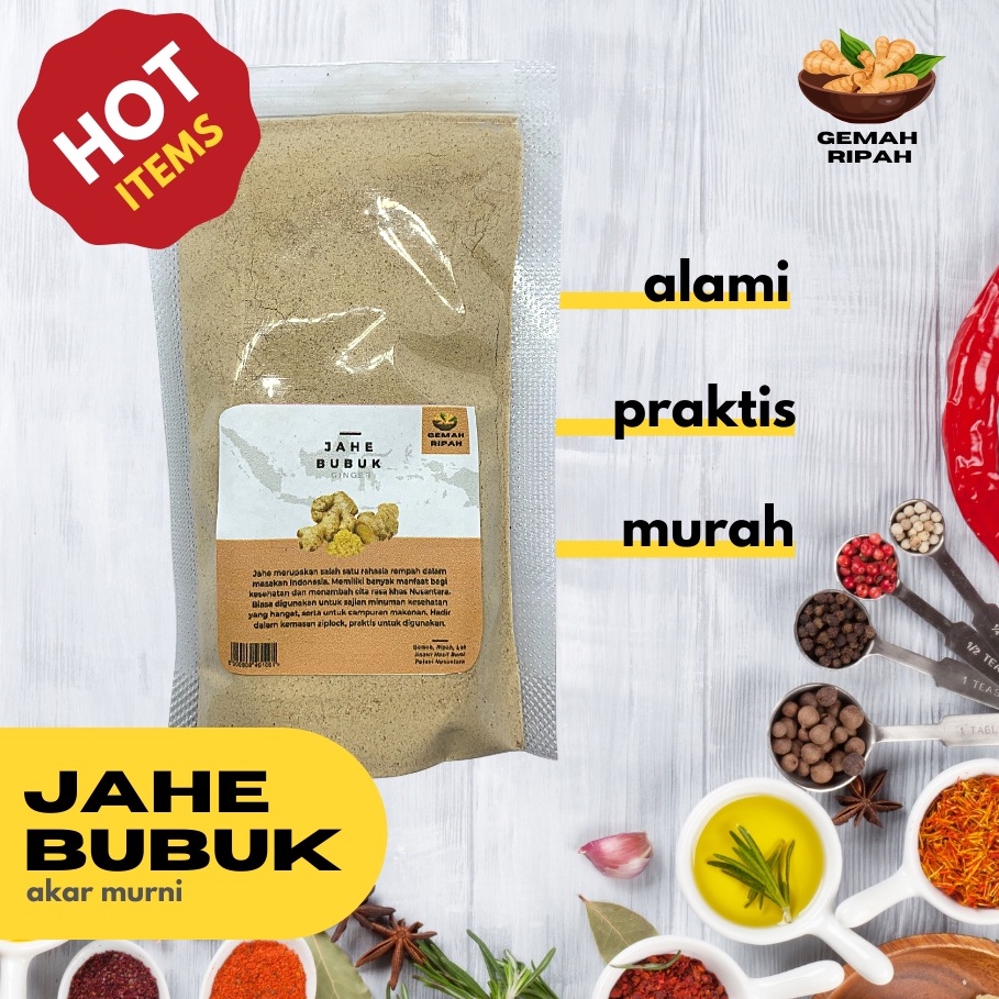 

Ginger Powder Minuman Herbal Bumbu Dapur Dapoer Serbuk Jahe Putih Siap Saji Wedang Uwuh Minuman Sari Jahe Bubuk Instan Jahe Merah