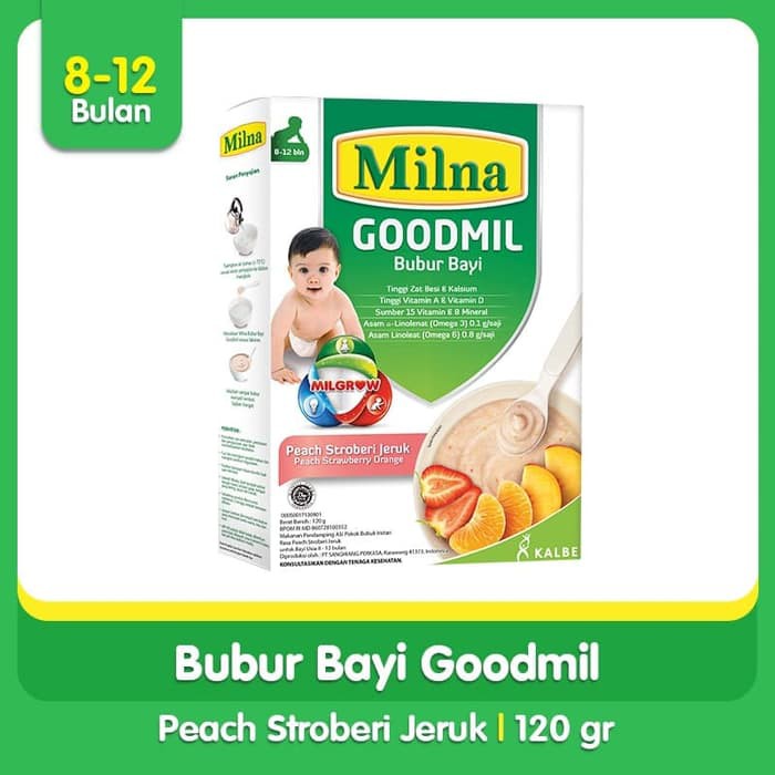 Milna Goodmil / Bubur Bayi Instan - 120gr (Tersedia varian rasa)