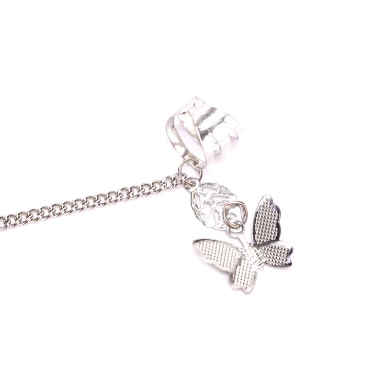 1pc Anting Gantung Model Kupu-Kupu Gaya Harajuku Punk Untuk Wanita