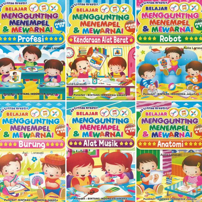 

Buku Aktifitas Anak Edukasi Belajar Menggunting, Menempel Dan Mewarnai Terbaru