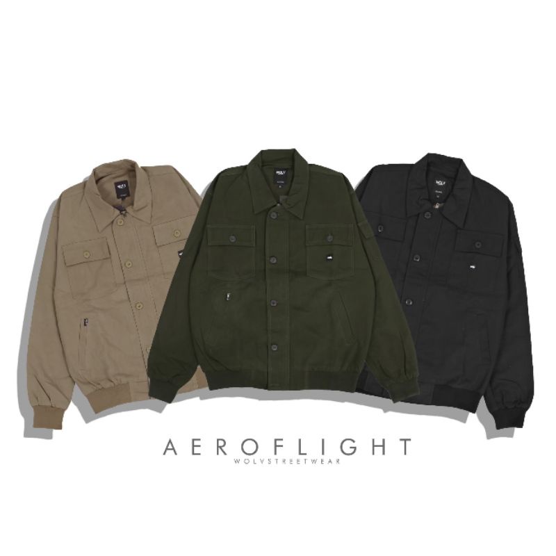 WOLV Jaket Pria Aero Flight
