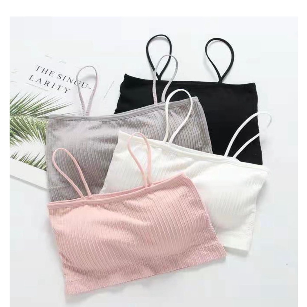 BRA Cewe Kemben Seamless Pakaian Dalam Wanita Crop Top Bralette Import