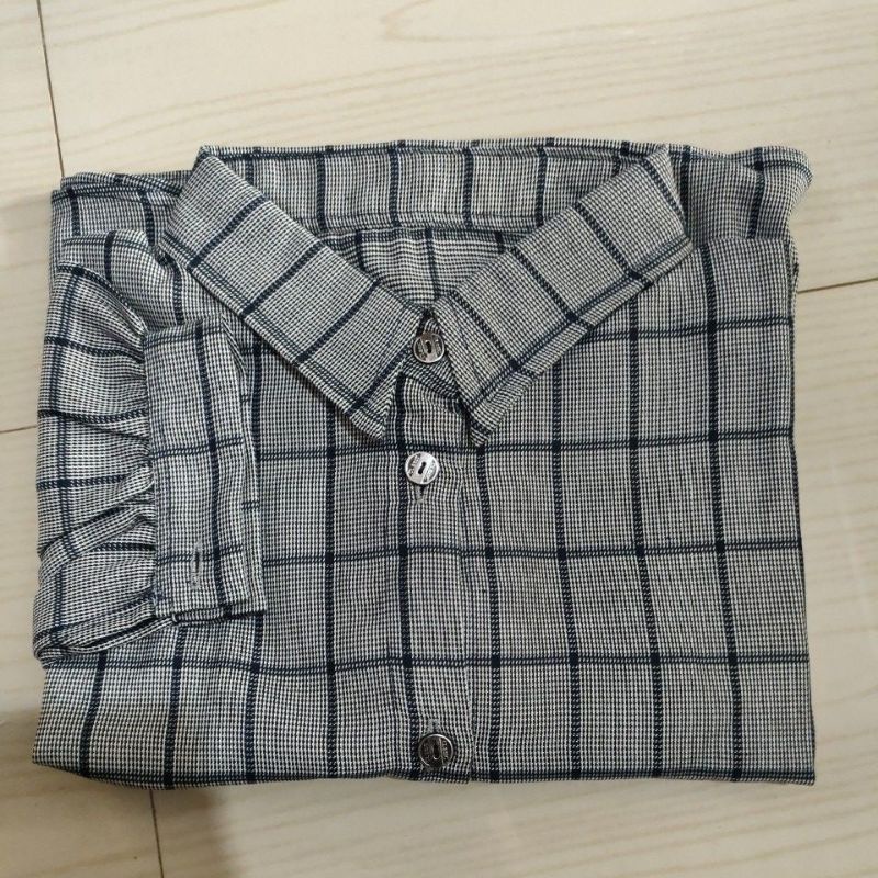 CROP TOP FLANEL / KEMEJA FLANEL WANITA / KEMEJA CROP / KEMEJA WANITA TERBARU-Al 50