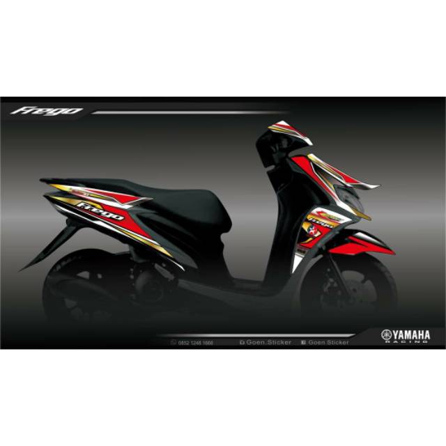 Striping Semi Full Yamaha Freego  Variasi motor  Shopee 