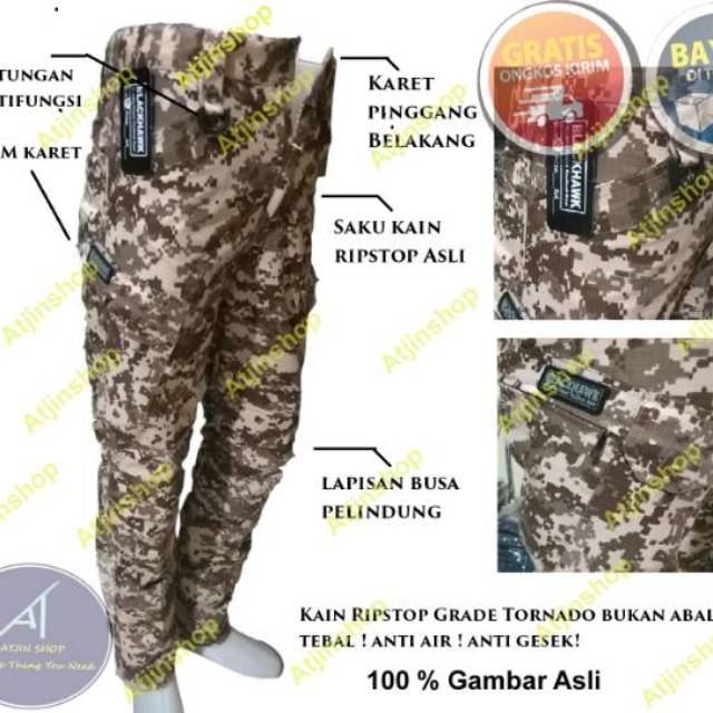 Celana Tactical Panjang Blackhawk  Dessert Army Edition