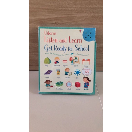 usborne listen and learn get ready for school
