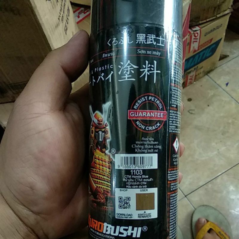 

Samurai Paint 1103 Honda Blue