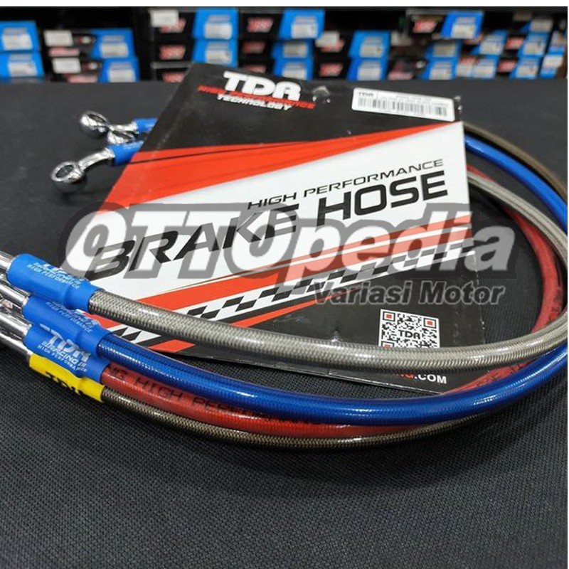 Slang Selang Rem Belakang Motor Vixion Fu KLX R15 Supra X 125 CB150r Scorpio 60 cm TDR Variasi