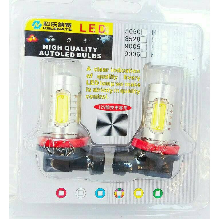 Lampu Led Foglamp H8 H9 H11 Led Plasma SUPER TERANG 1PAIR