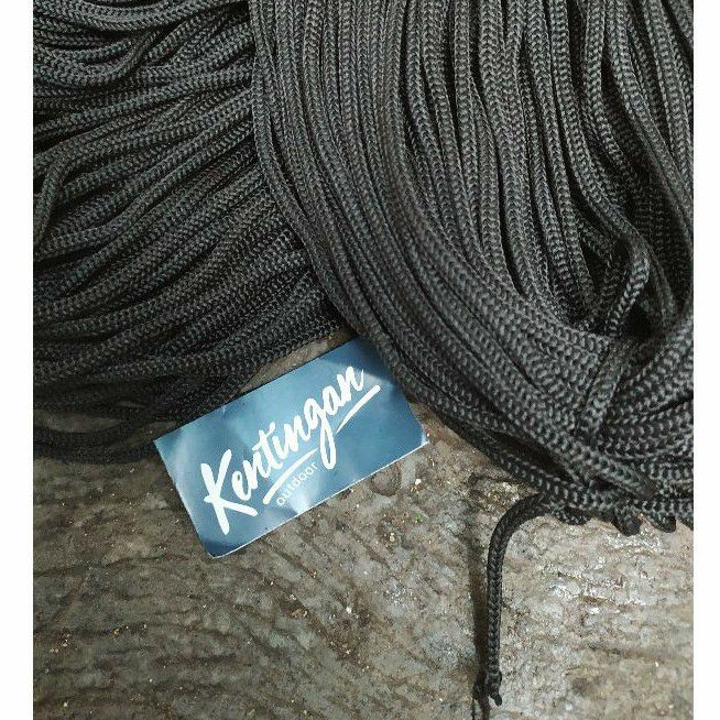 

Tali Kur 5mm hitam polos - Tali Kur jangkar