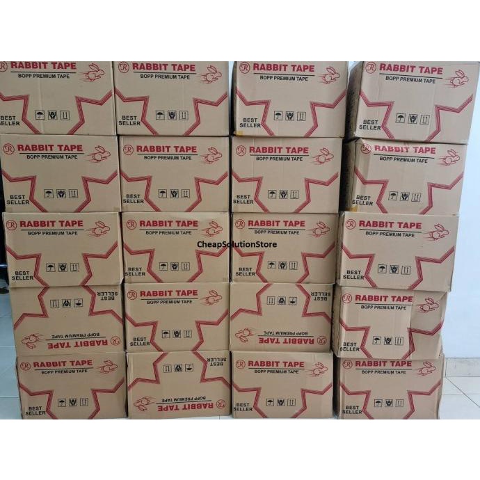 

Lakban 2Inch 45Mm X 500Yard 300M Lakban Bening Coklat 1Dus 30Rol 300M Termurah