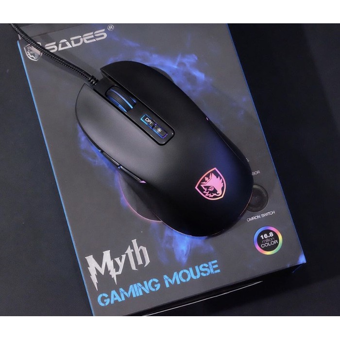 Sades Myth RGB Macro Gaming Mouse